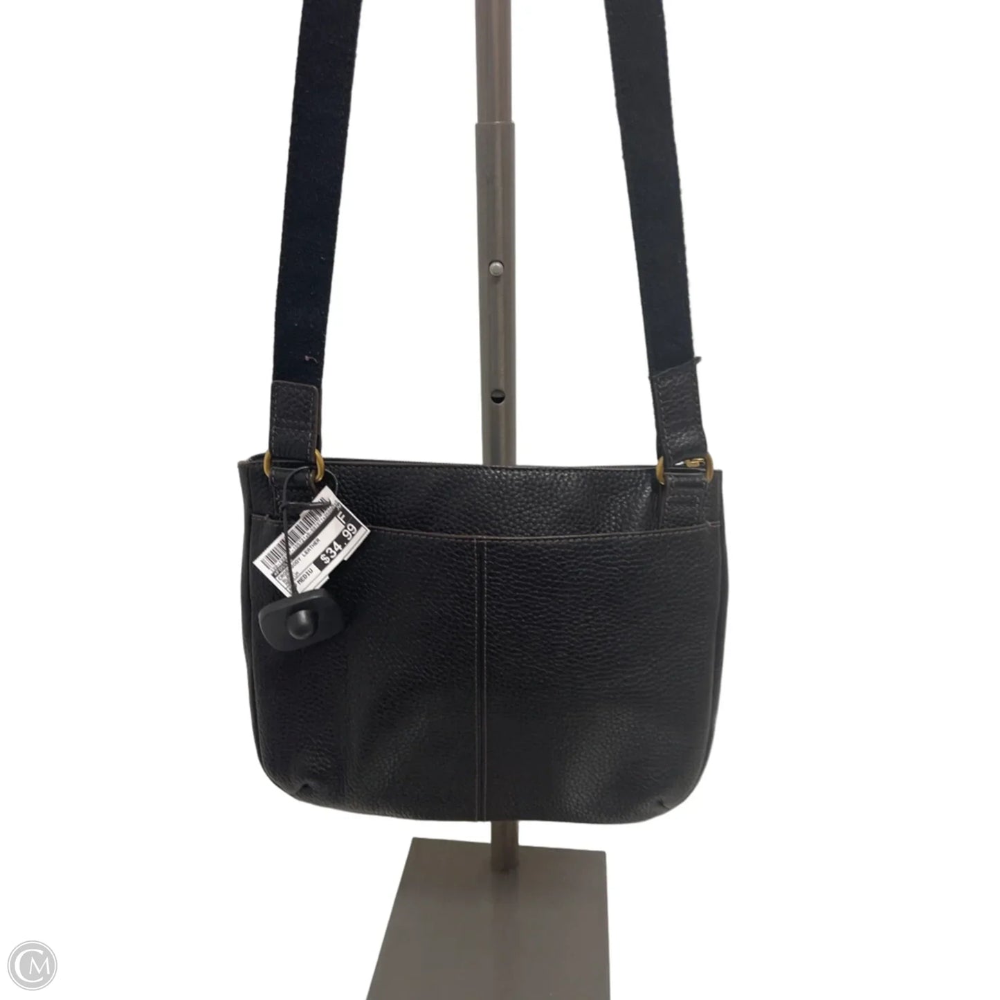 Crossbody Leather By Fossil, Size: Medium