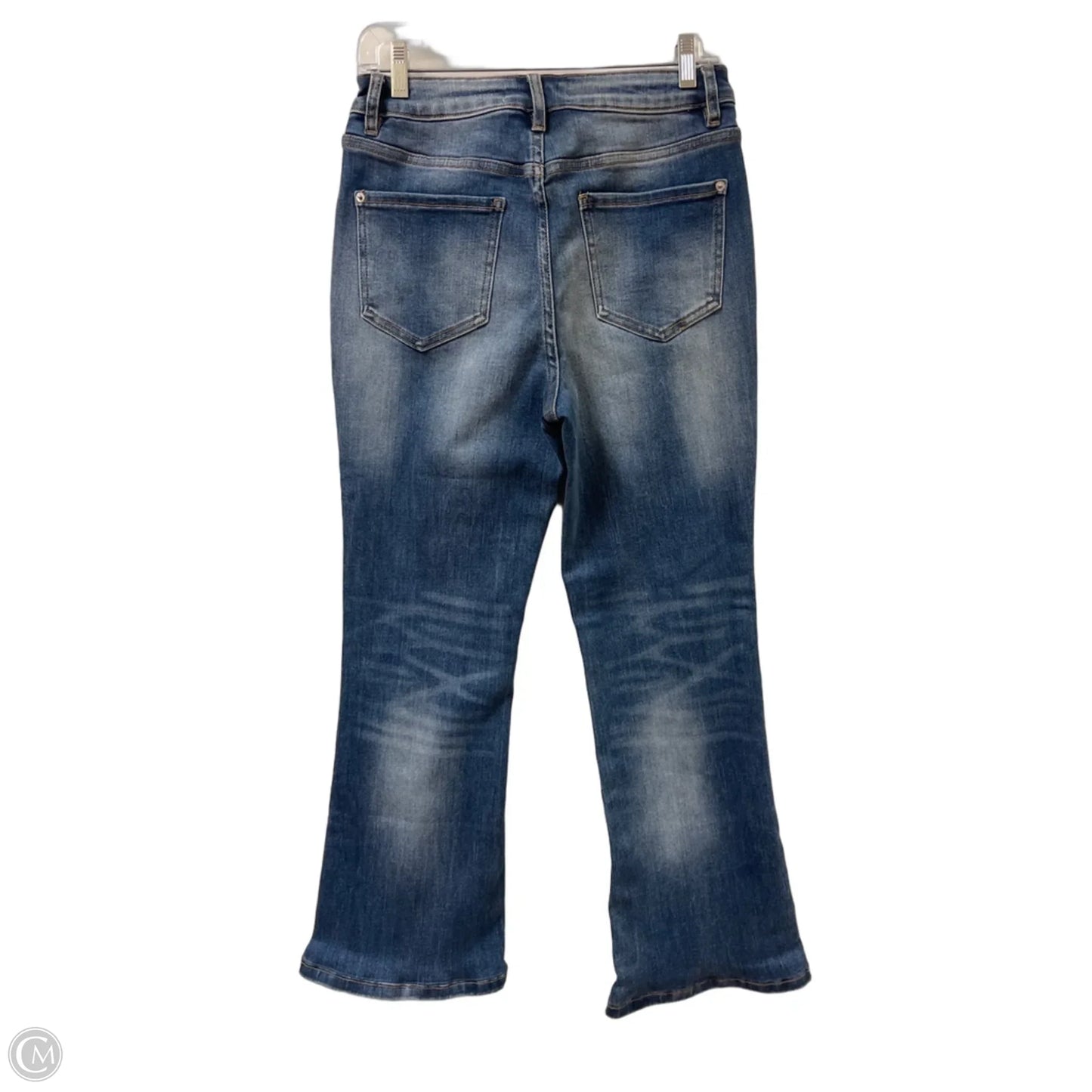 Jeans Flared By Clothes Mentor In Blue Denim, Size: 4