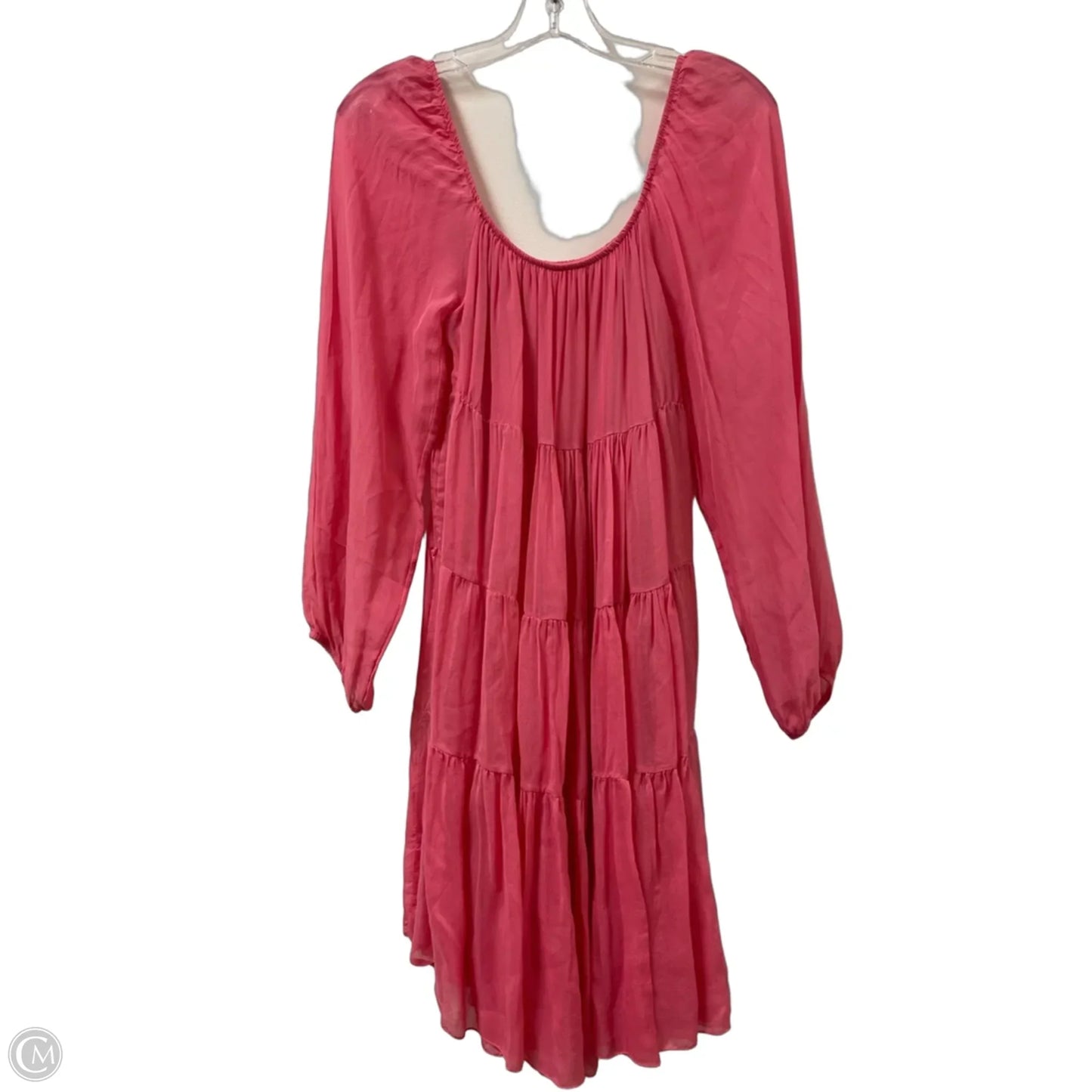 Dress Casual Midi By Cmc In Pink, Size: S