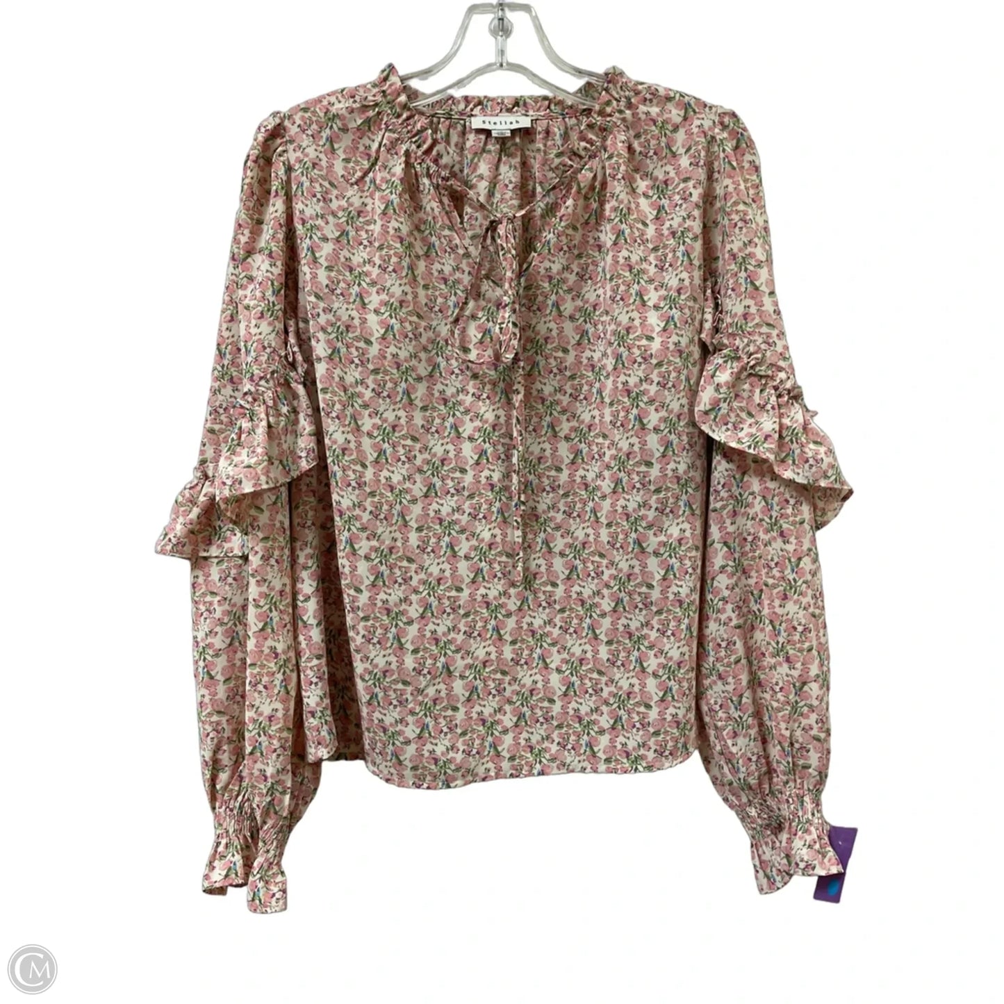 Top Long Sleeve By Clothes Mentor In Floral Print, Size: S