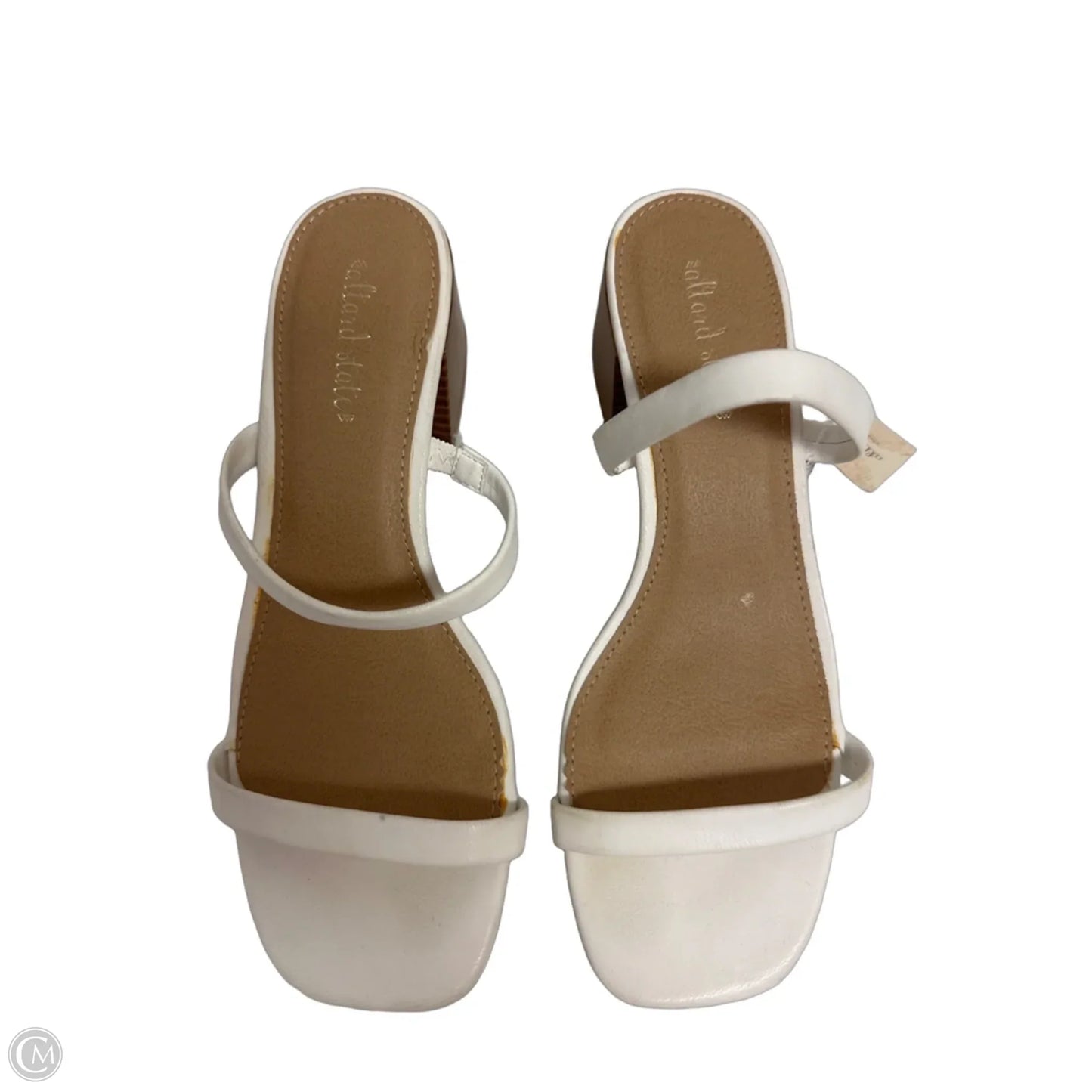 Sandals Heels Block By Altard State In White, Size: 6.5