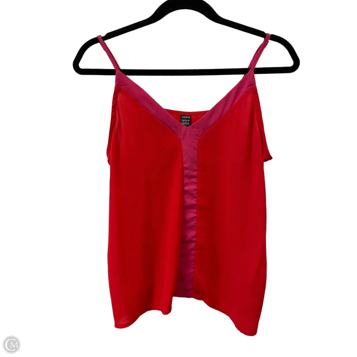 Top Cami By Shein In Pink & Red, Size: S
