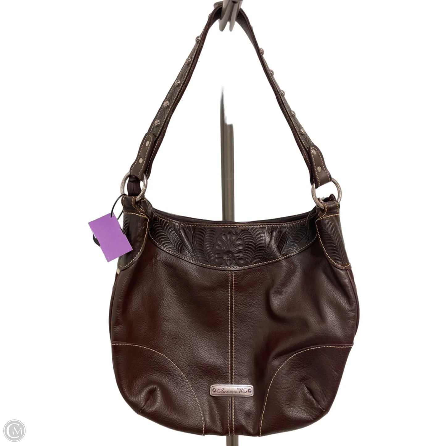 Handbag Leather By Cmb, Size: Large