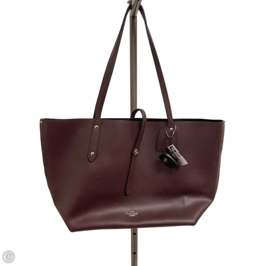 Tote Designer By Coach, Size: Large