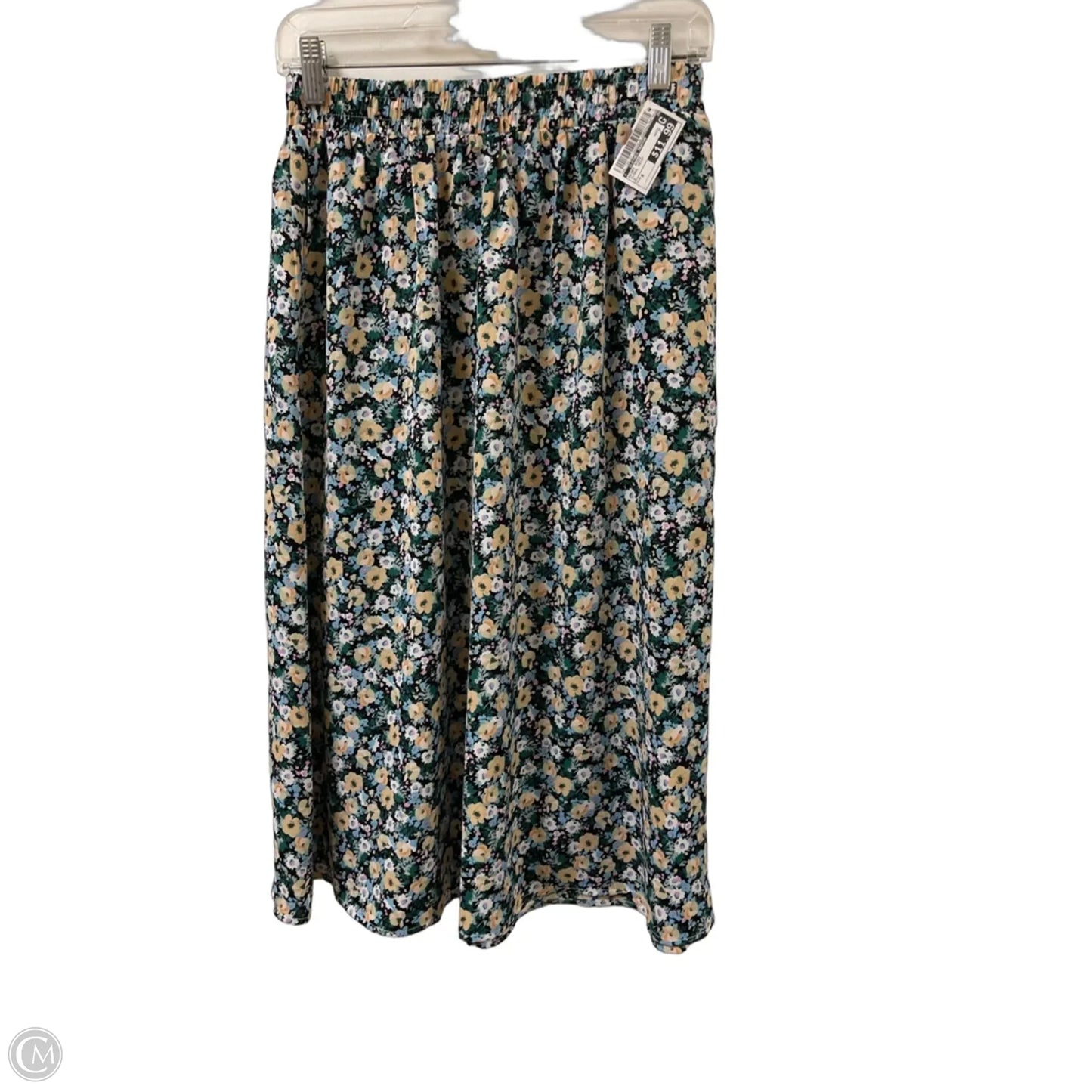 Skirt Midi By Clothes Mentor In Floral Print, Size: 8