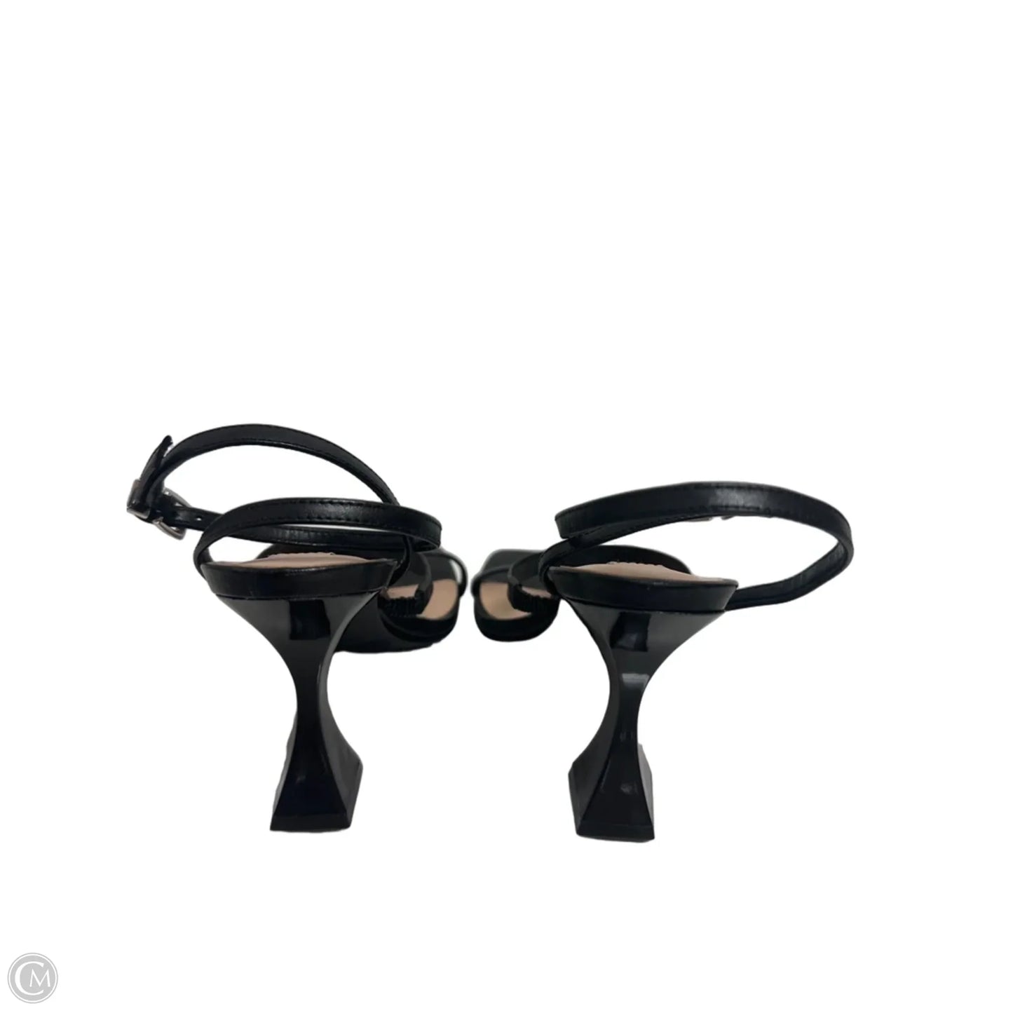 Sandals Heels Block By Steve Madden In Black, Size: 7
