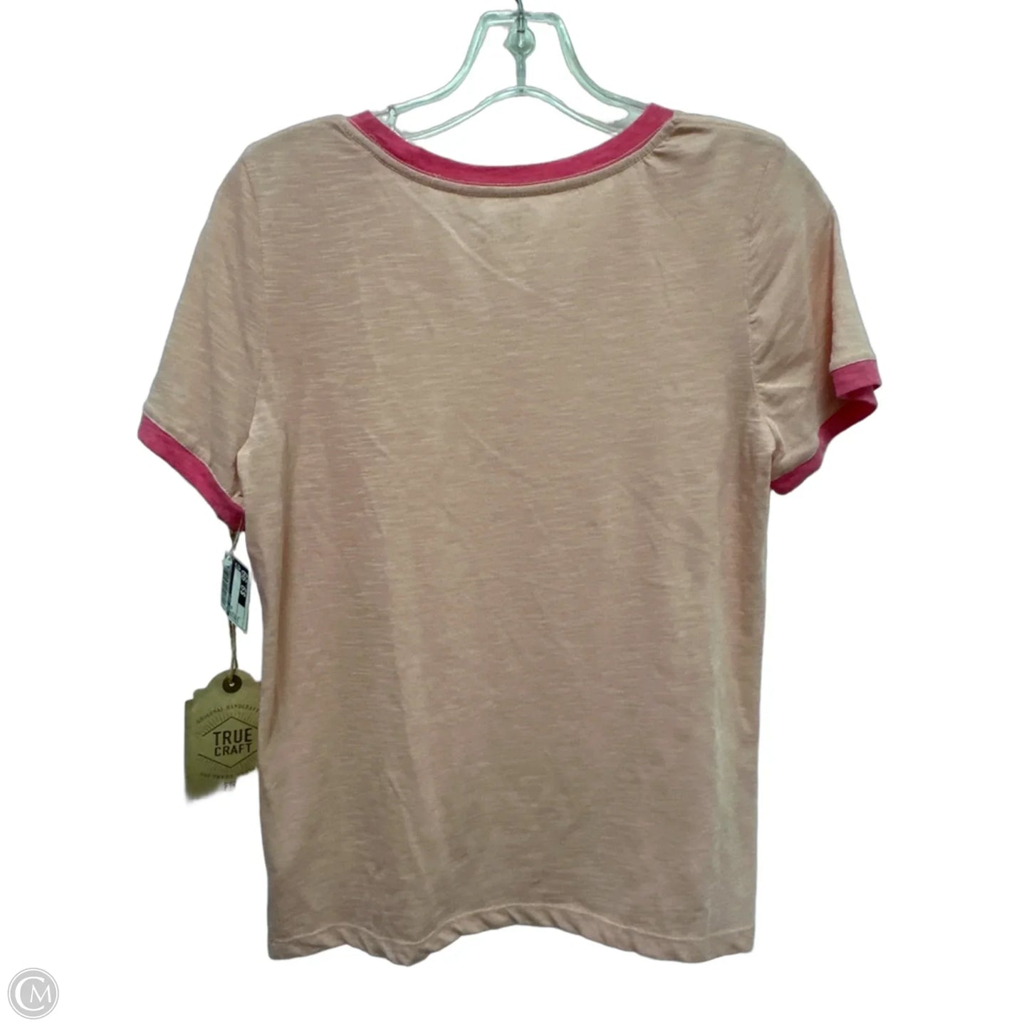 Top Short Sleeve By True Craft In Pink, Size: L