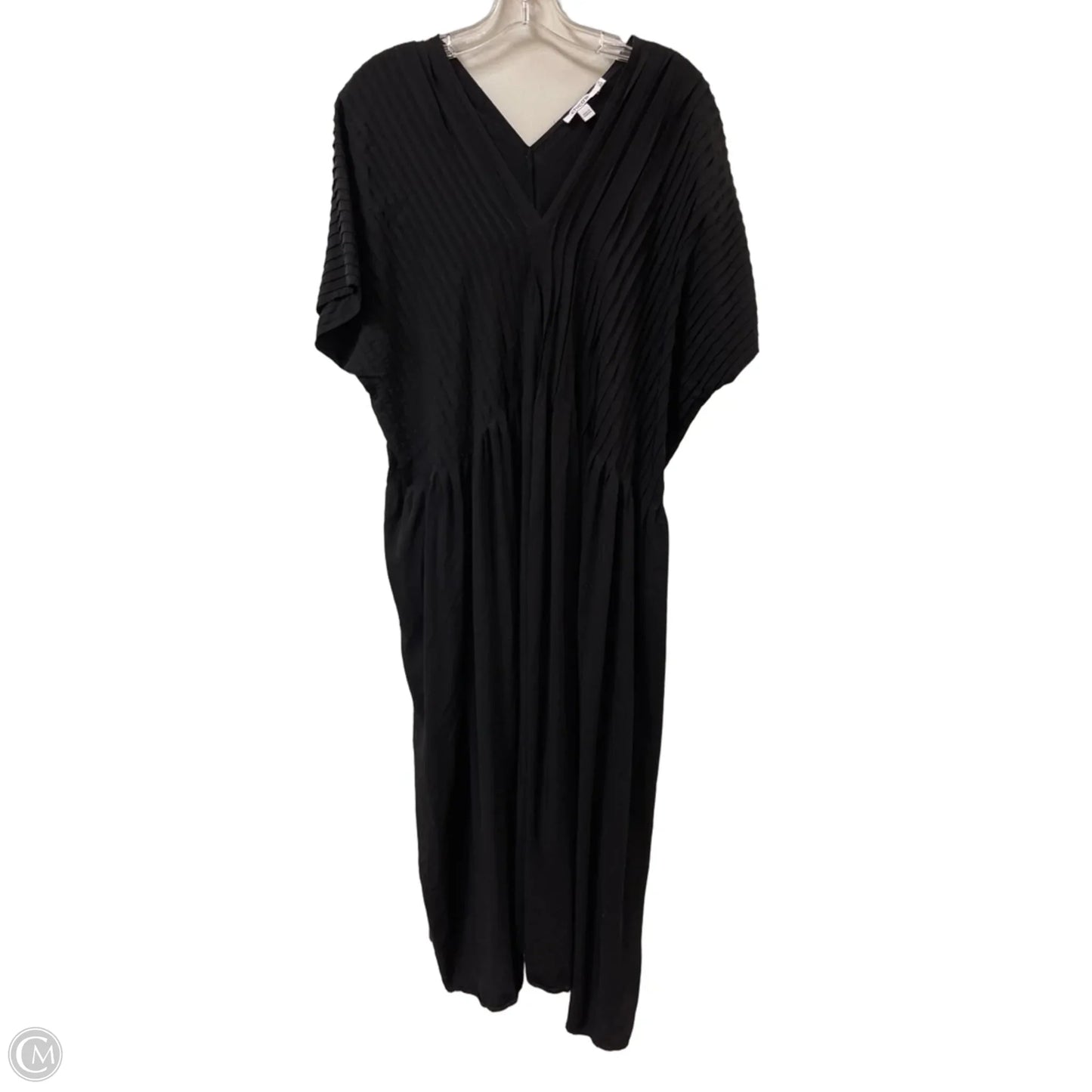 Dress Casual Midi By Chicos In Black, Size: 2x