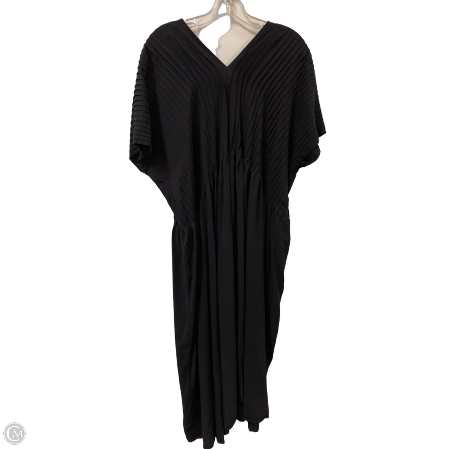 Dress Casual Midi By Chicos In Black, Size: 2x