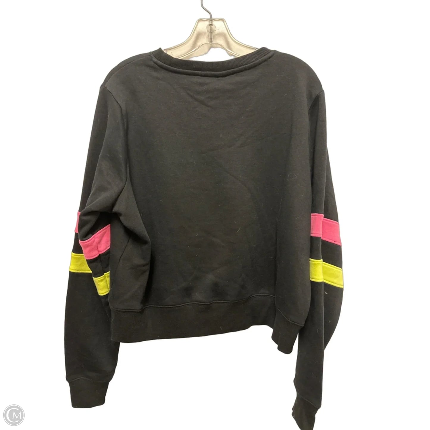 Athletic Sweatshirt Crewneck By Fila In Black, Size: Xl