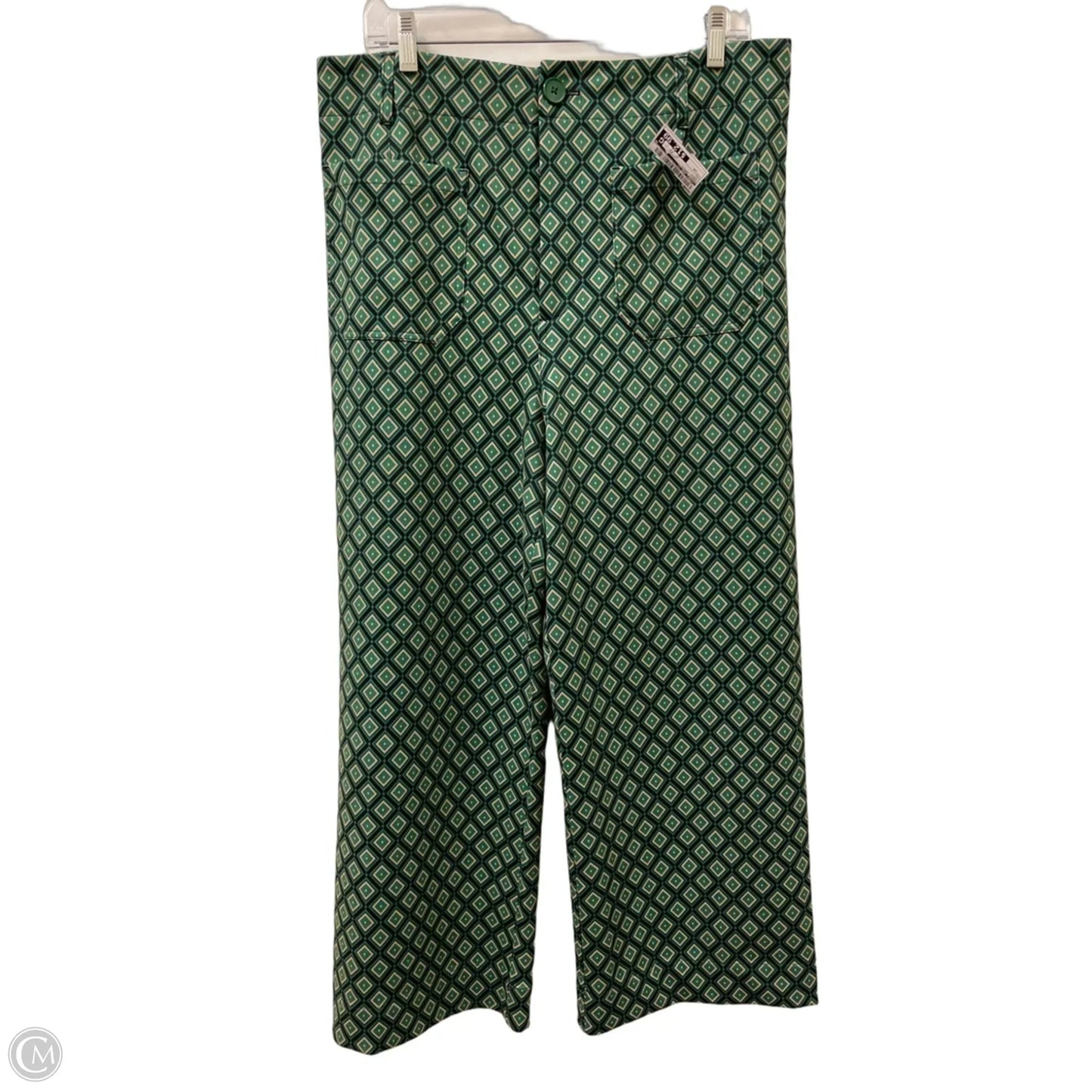 Pants Dress By Jones And Co In Green, Size: 14