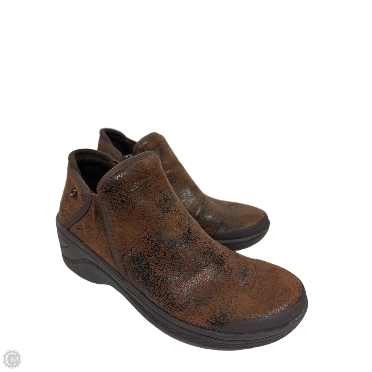 Boots Ankle Flats By Bzees In Brown, Size: 7.5