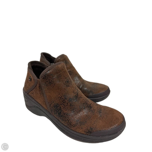 Boots Ankle Flats By Bzees In Brown, Size: 7.5