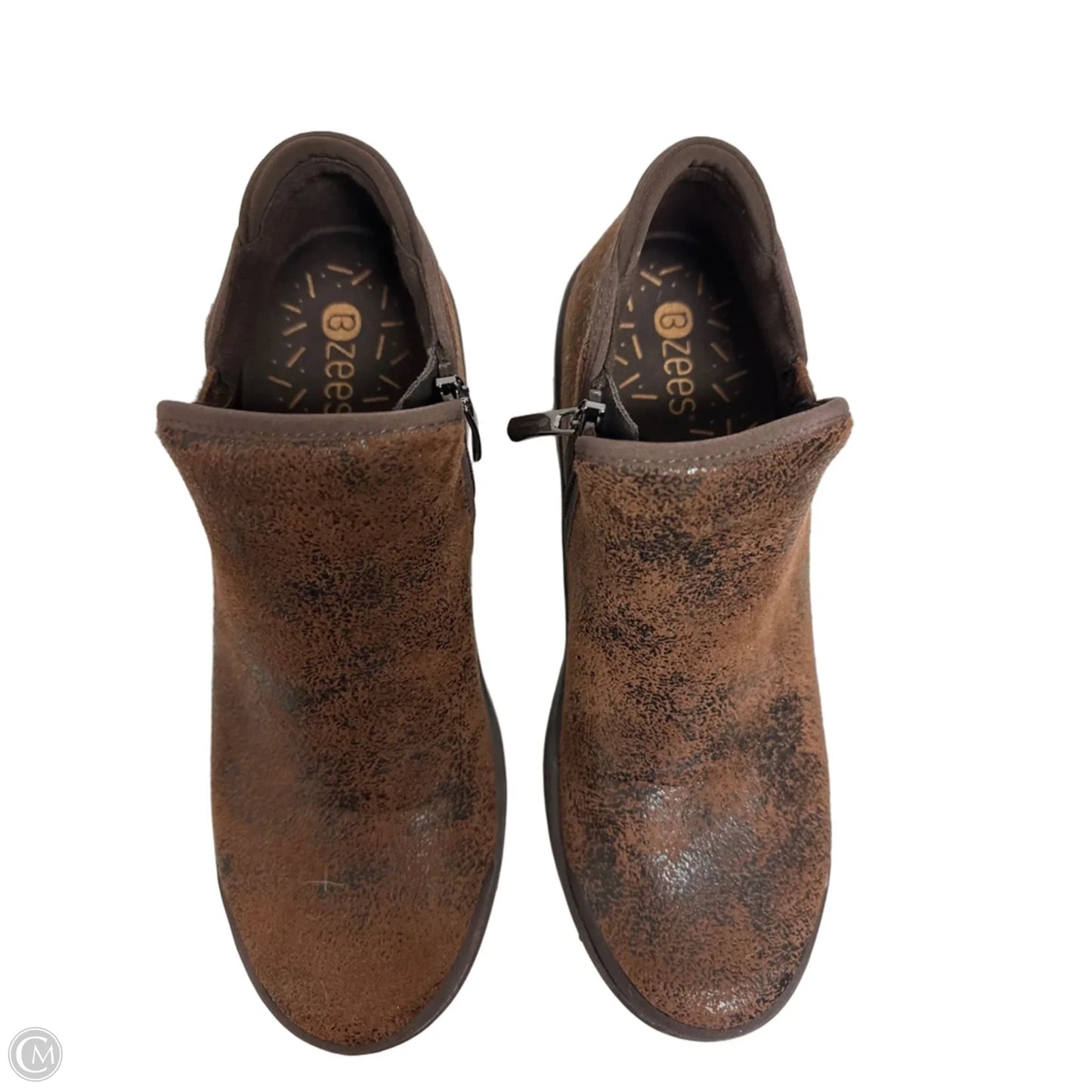 Boots Ankle Flats By Bzees In Brown, Size: 7.5