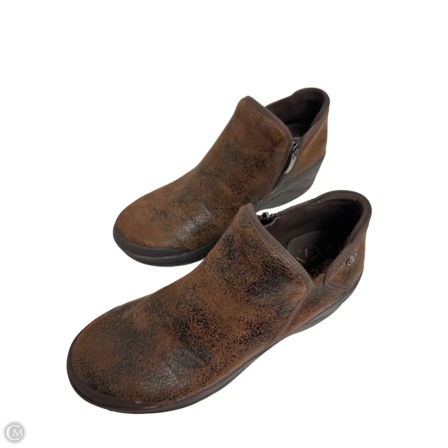 Boots Ankle Flats By Bzees In Brown, Size: 7.5