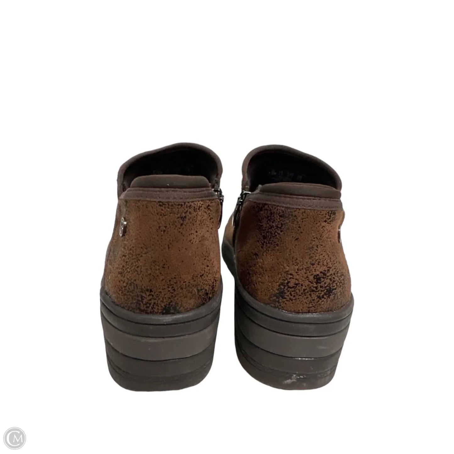 Boots Ankle Flats By Bzees In Brown, Size: 7.5