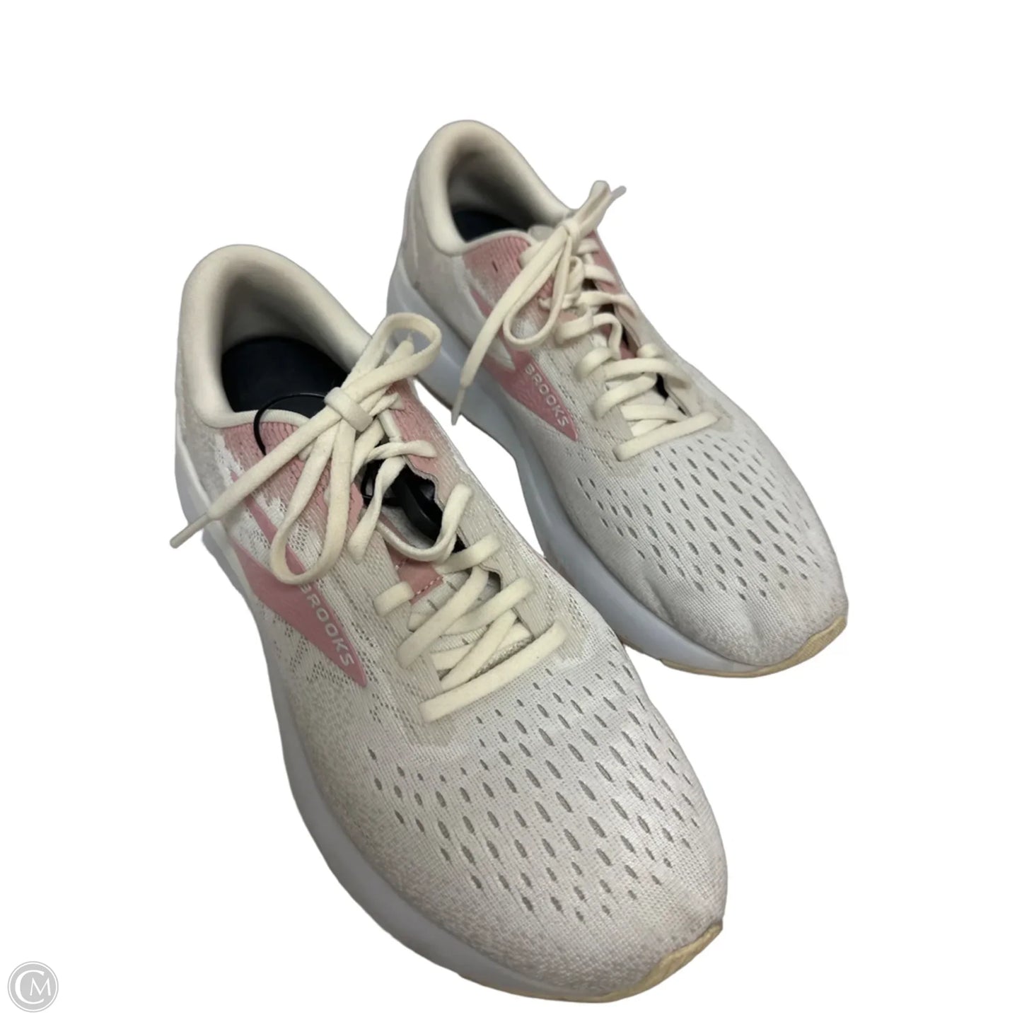 Shoes Athletic By Brooks In White, Size: 10