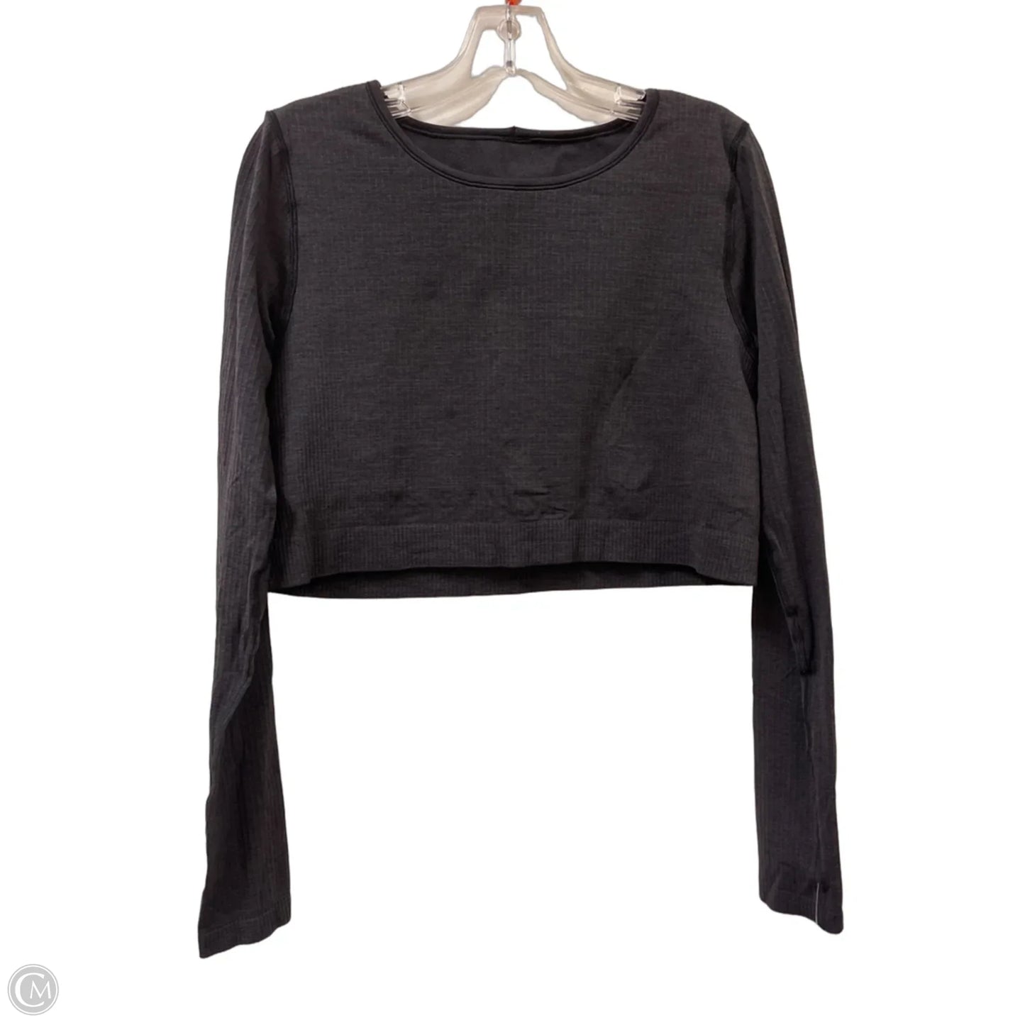 Athletic Top Long Sleeve Crewneck By Lululemon In Black, Size: Xl