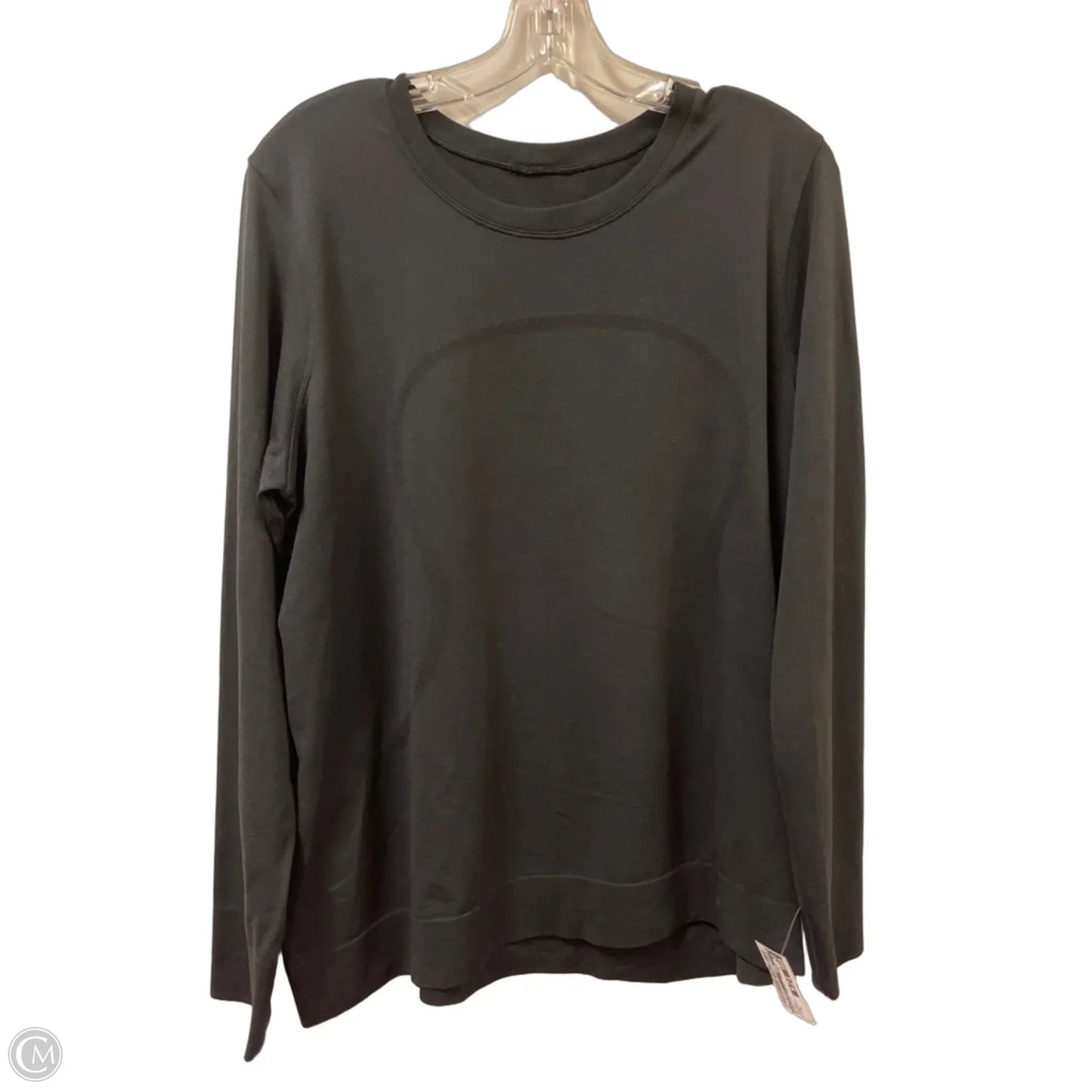 Athletic Top Long Sleeve Crewneck By Lululemon In Black, Size: Xl