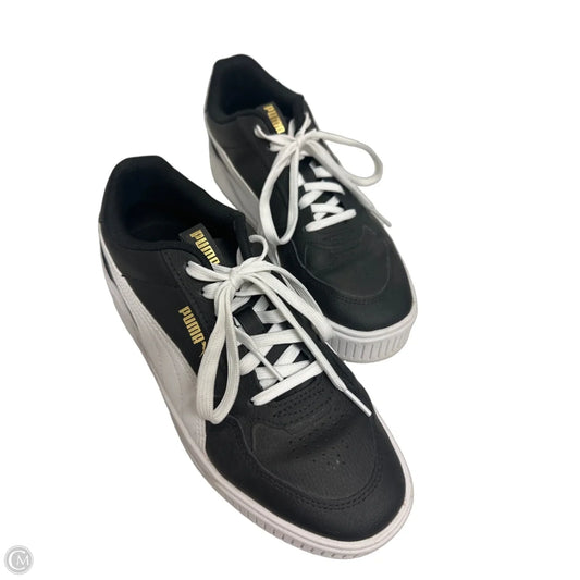 Shoes Sneakers By Puma In Black, Size: 9