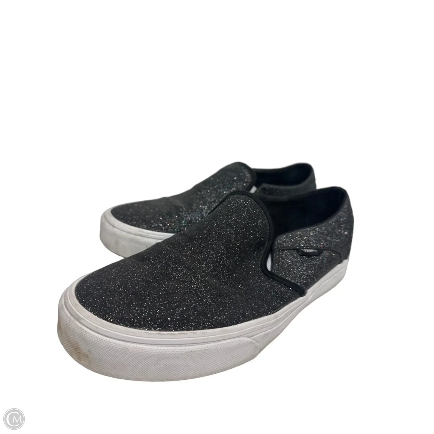 Shoes Flats By Vans In Ivory, Size: 9