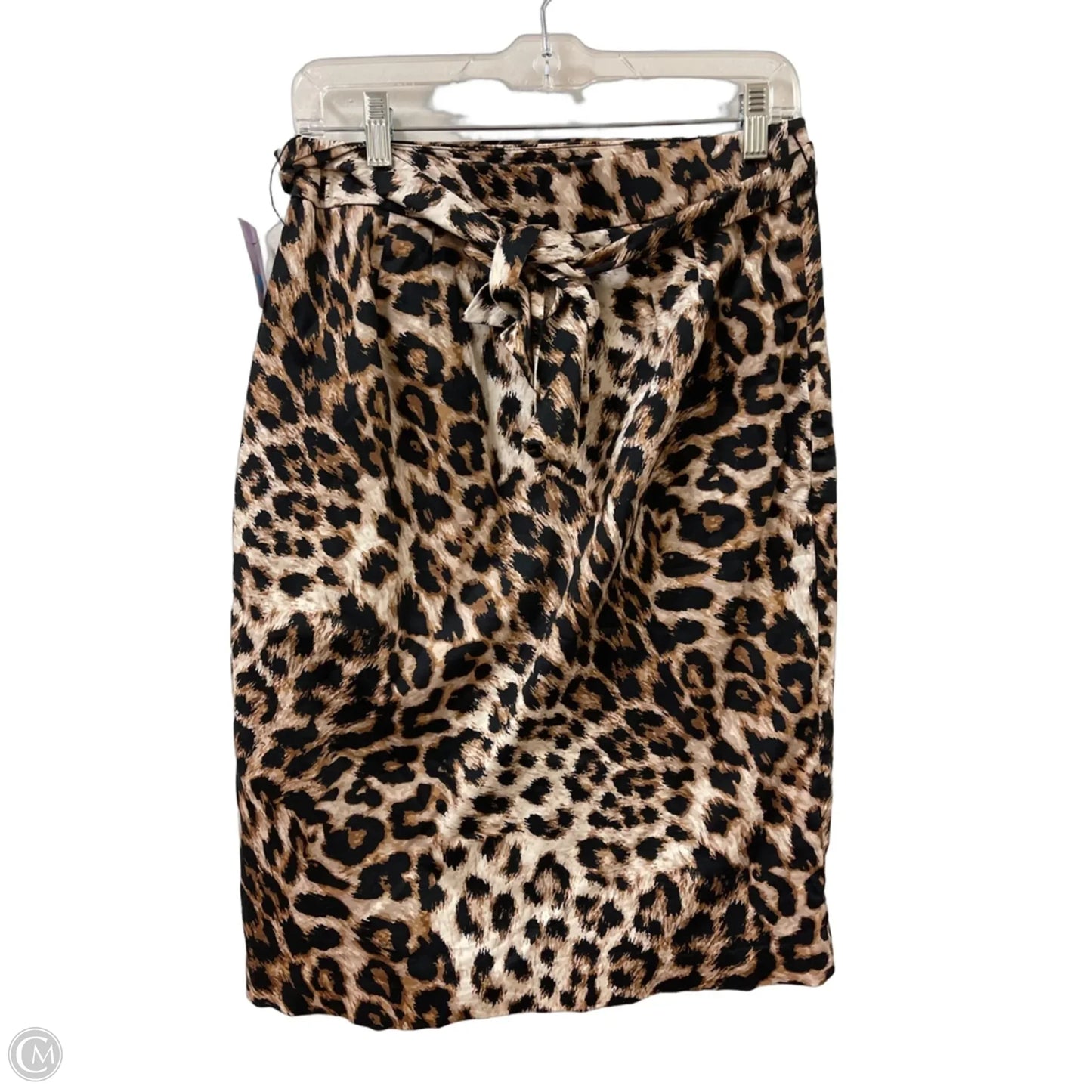 Skirt Midi By Talbots In Leopard Print, Size: 8