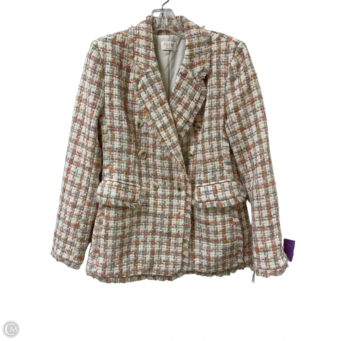 Blazer By Fate In Cream, Size: M