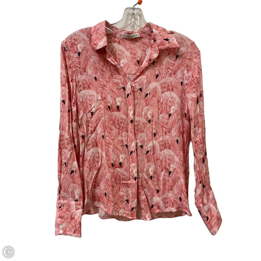 Blouse Designer By Alice + Olivia In Pink, Size: M