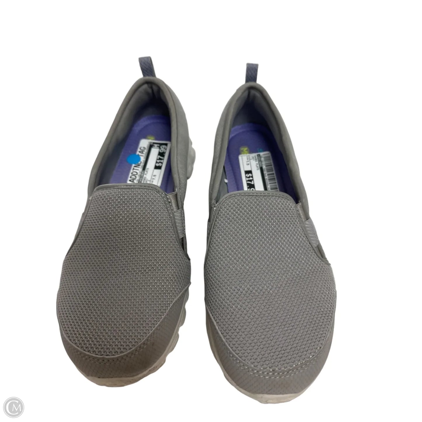 Shoes Flats By Skechers In Grey, Size: 7.5