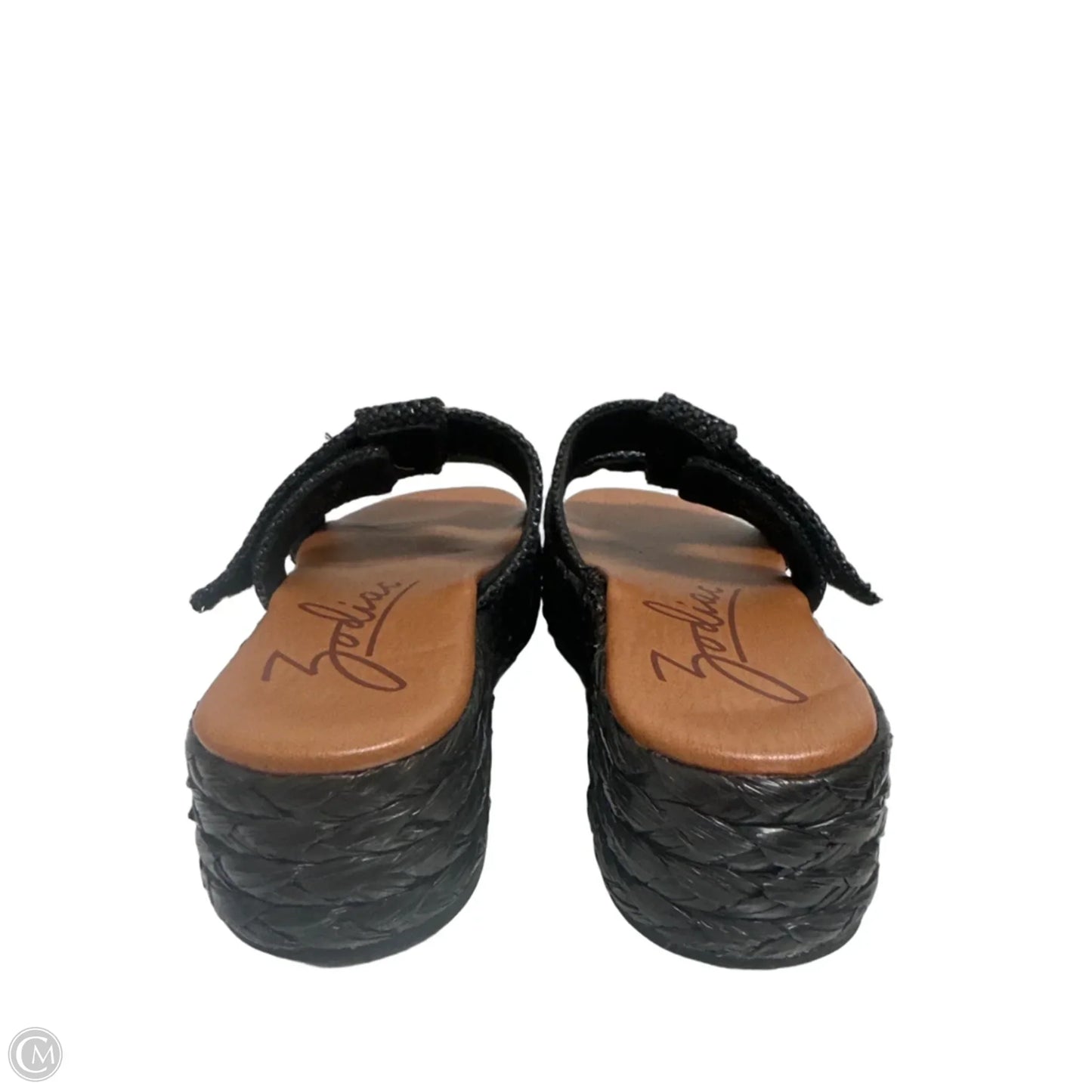 Sandals Heels Platform By Zodiac In Black, Size: 8.5