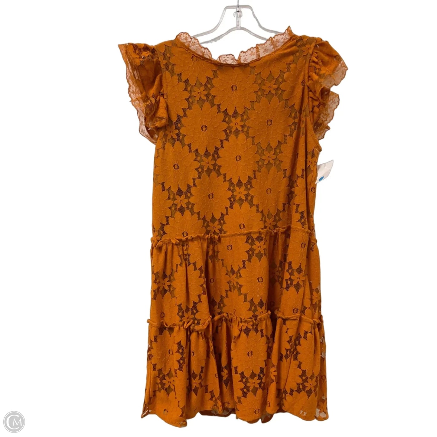 Dress Casual Short By Blue Tassel In Orange, Size: S