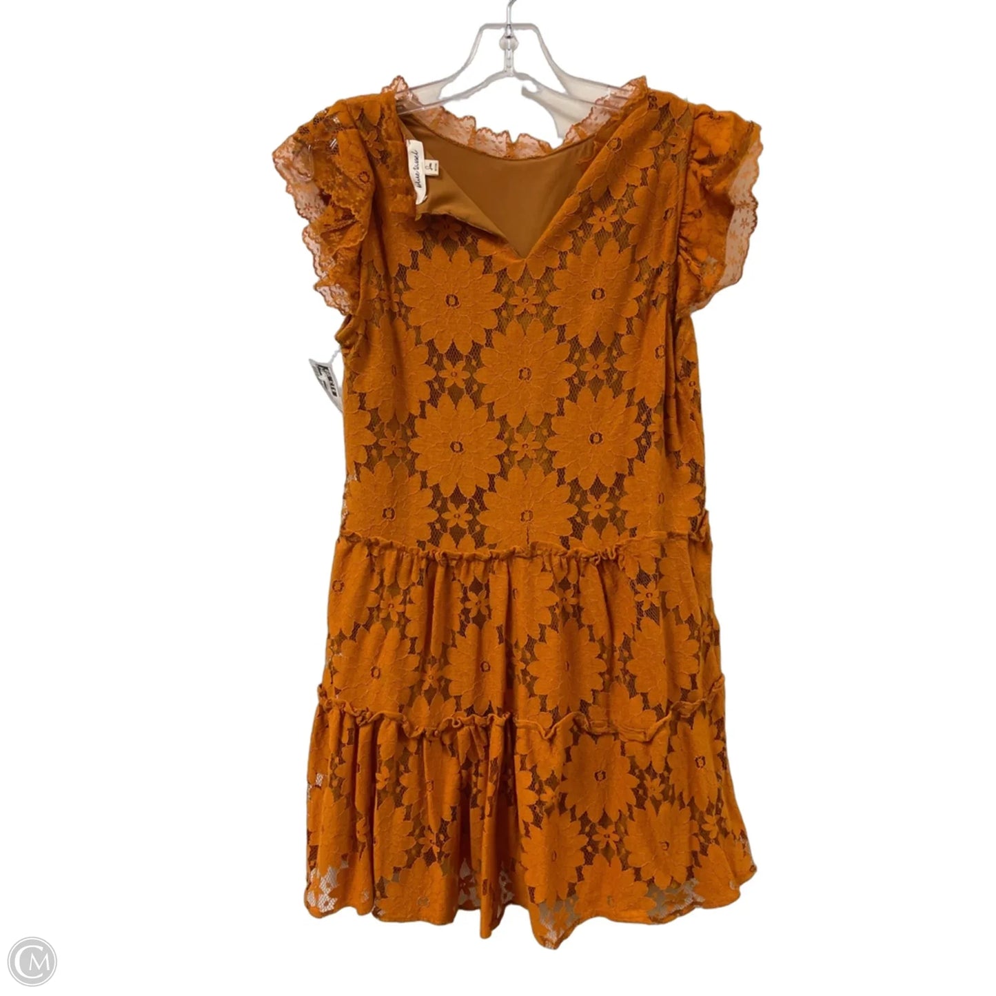 Dress Casual Short By Blue Tassel In Orange, Size: S