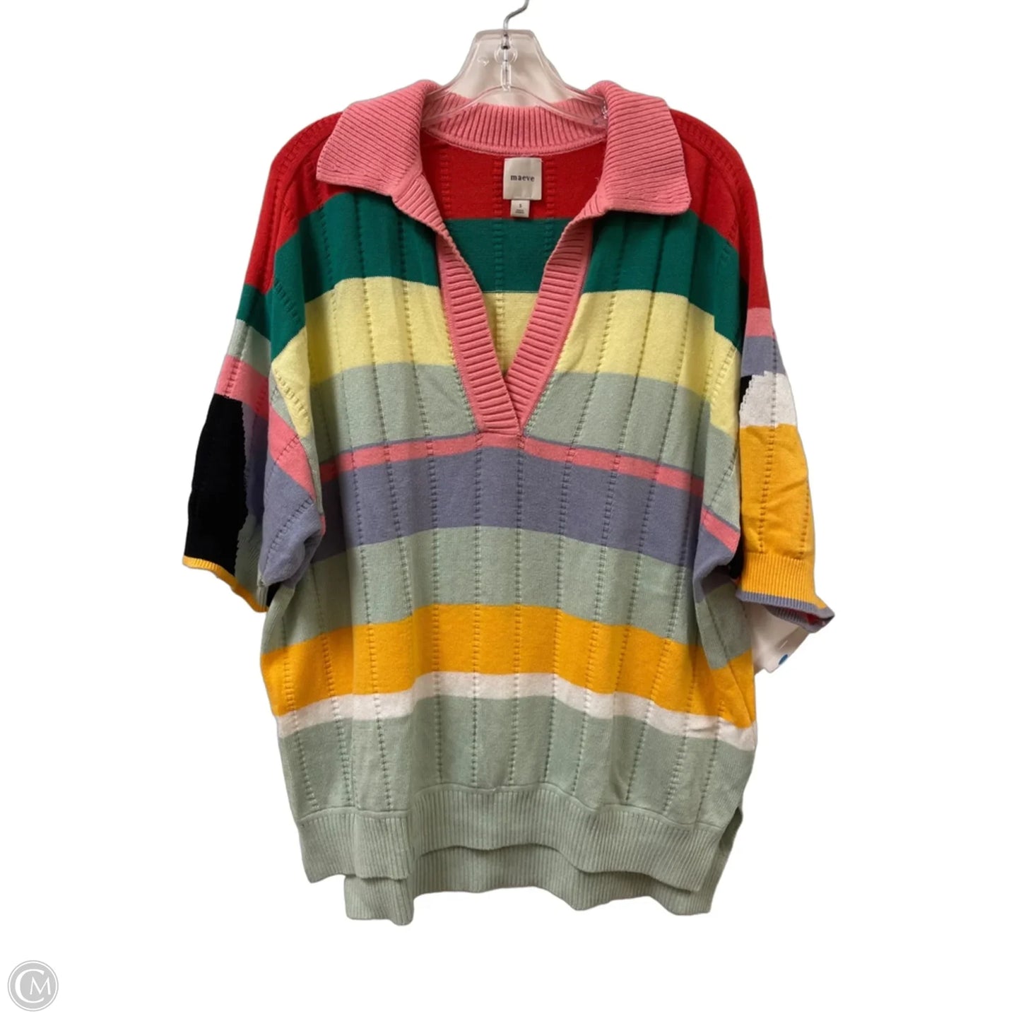 Sweater By Maeve In Striped Pattern, Size: S