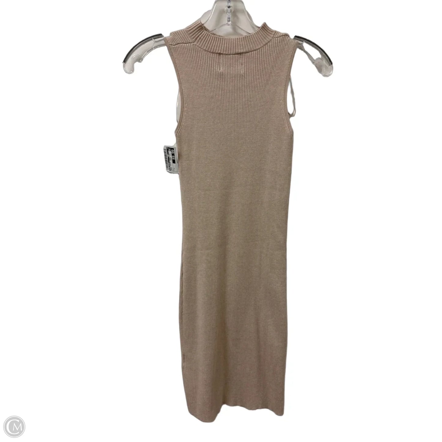 Dress Casual Midi By Pink Rose In Cream, Size: S