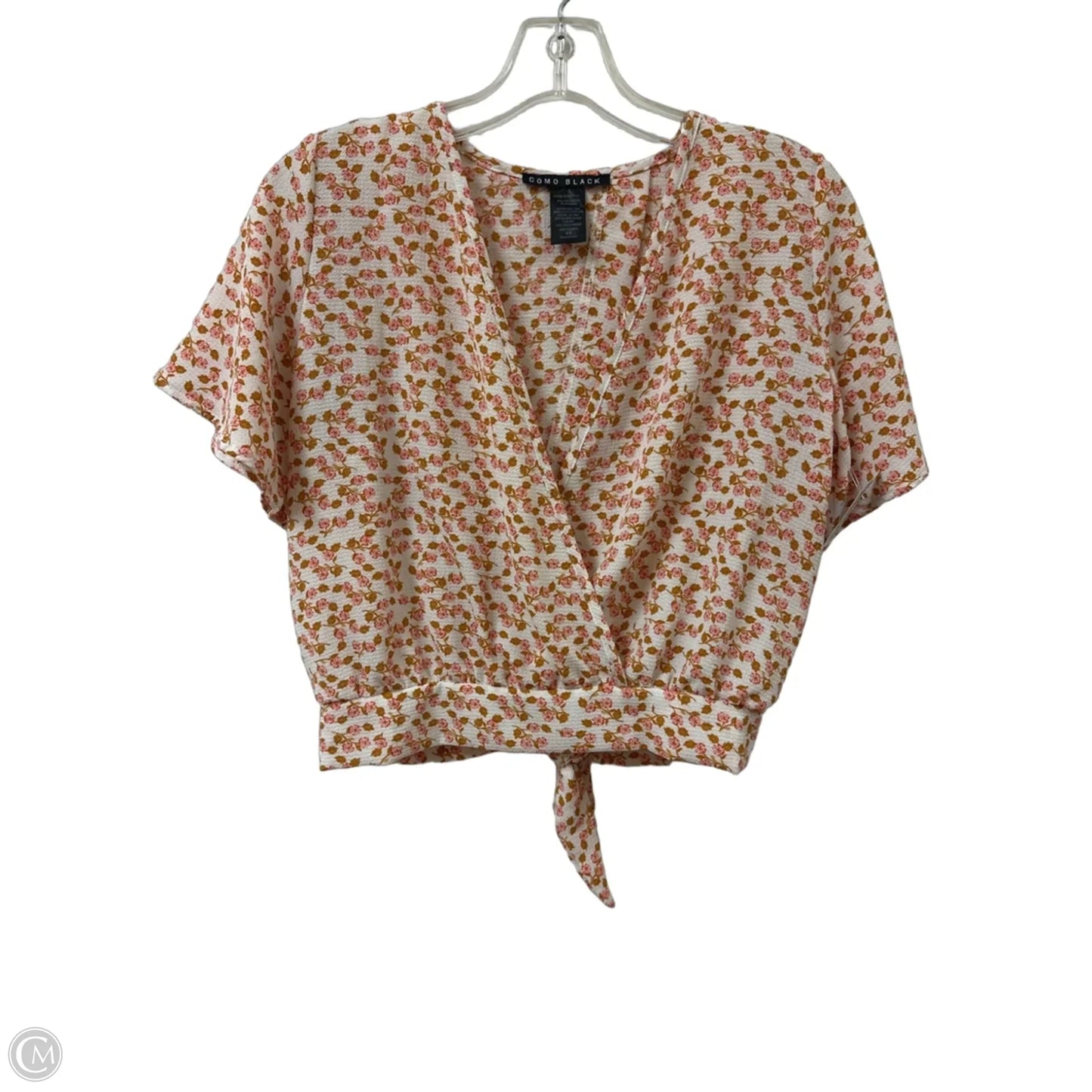 Top Short Sleeve By Clothes Mentor In Floral Print, Size: Xs