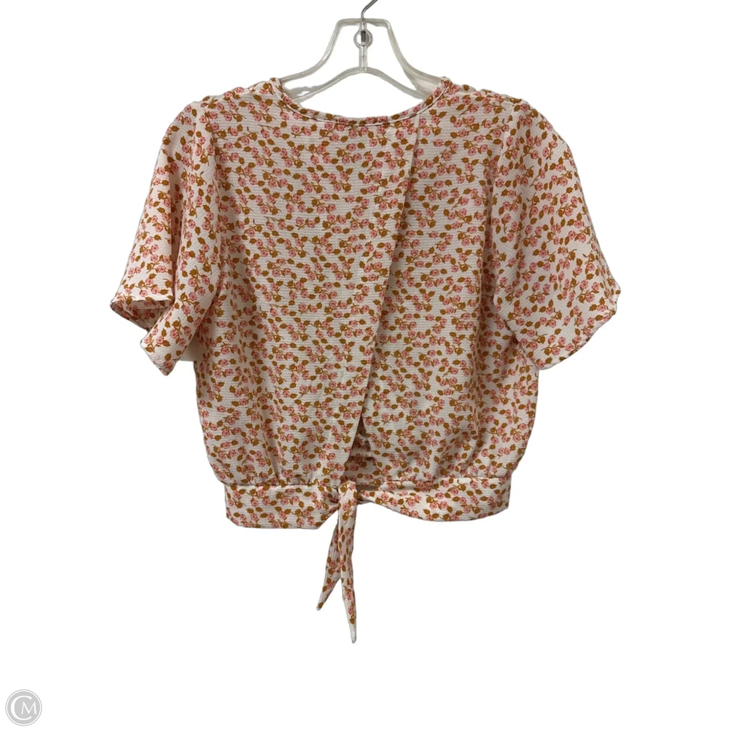 Top Short Sleeve By Clothes Mentor In Floral Print, Size: Xs