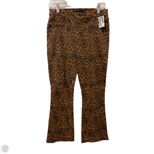 Jeans Boot Cut By 7 For All Mankind In Leopard Print, Size: 6