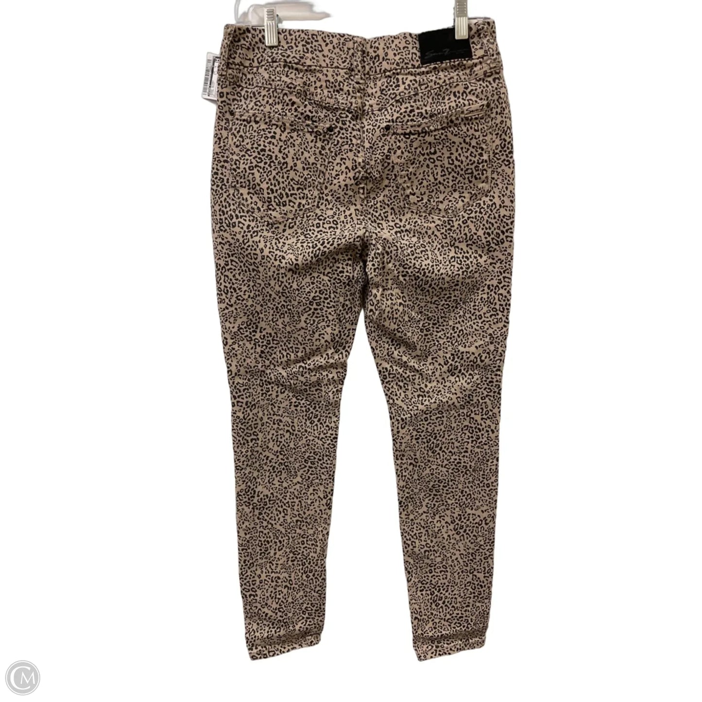Jeans Skinny By Seven 7 In Animal Print, Size: 8