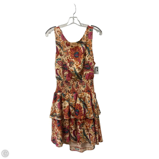 Dress Casual Short By Jessica Simpson In Floral Print, Size: M