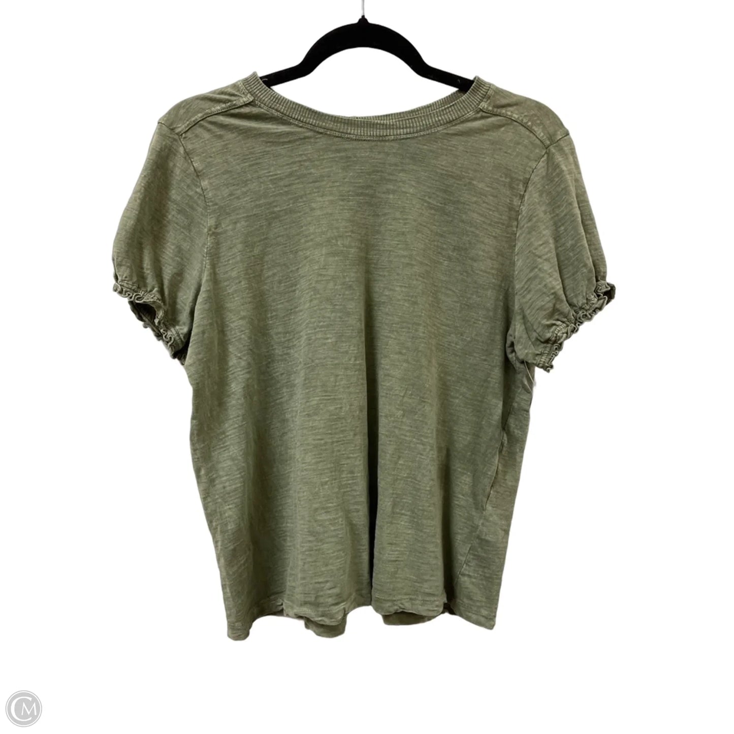 Top Short Sleeve By Pilcro In Green, Size: M
