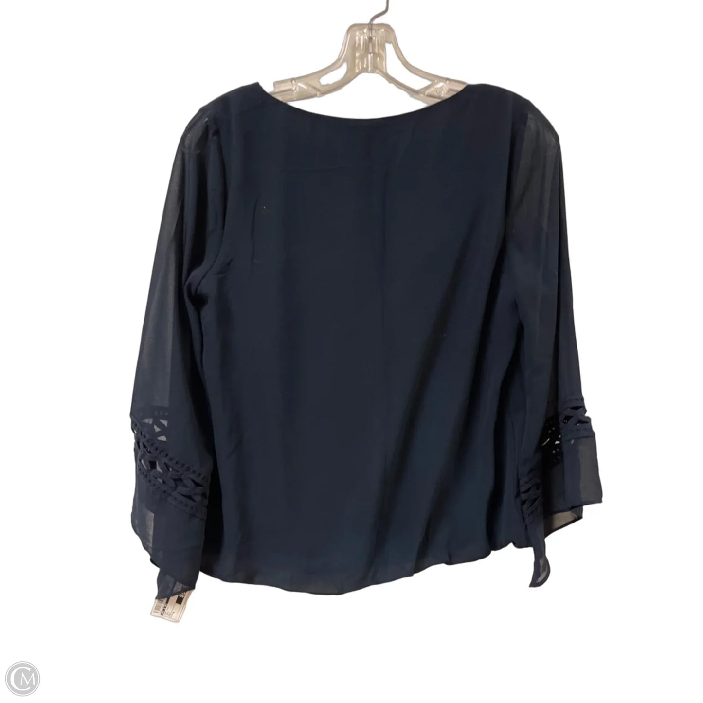 Top Long Sleeve By By & By In Navy, Size: M
