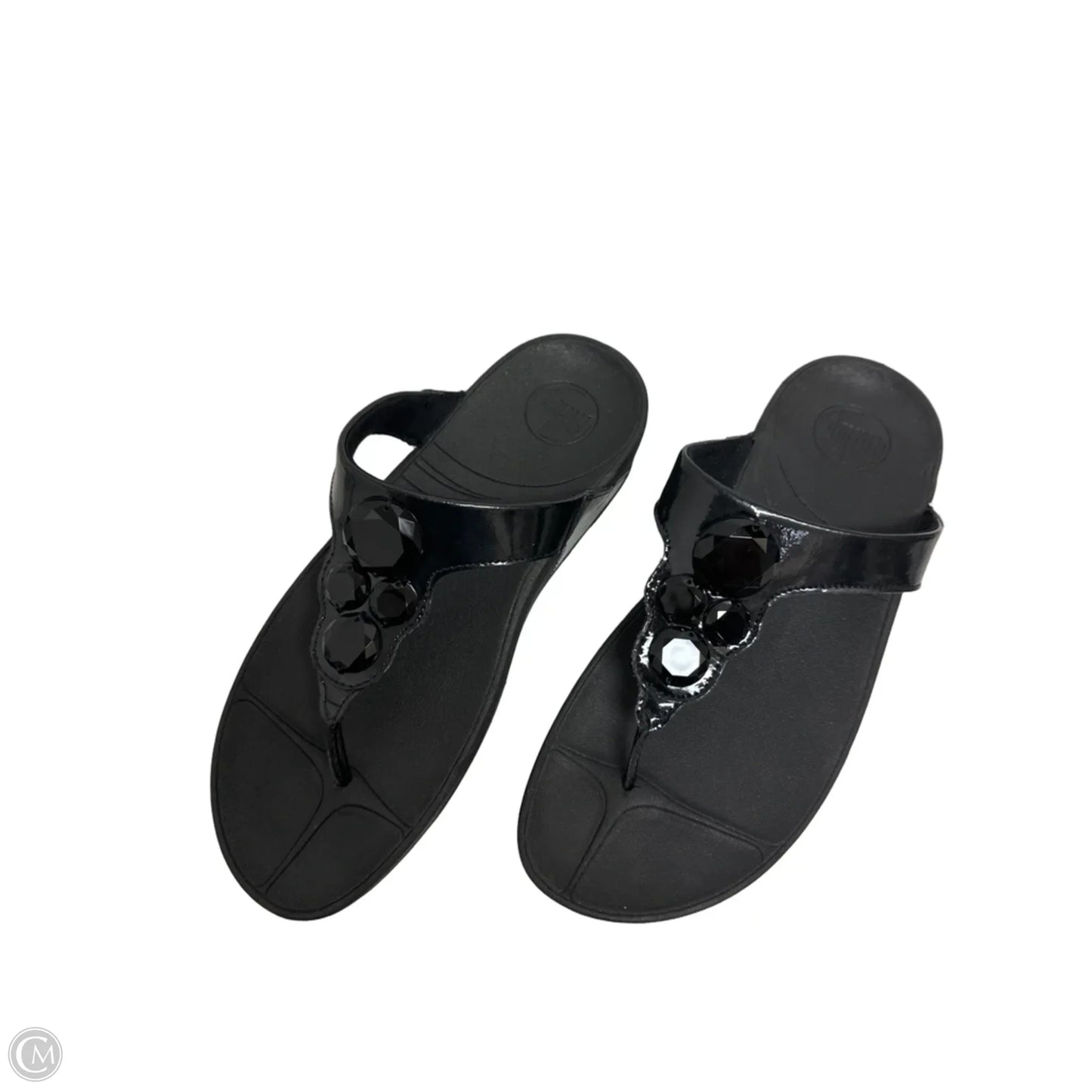 Sandals Flats By Fitflop In Black, Size: 8