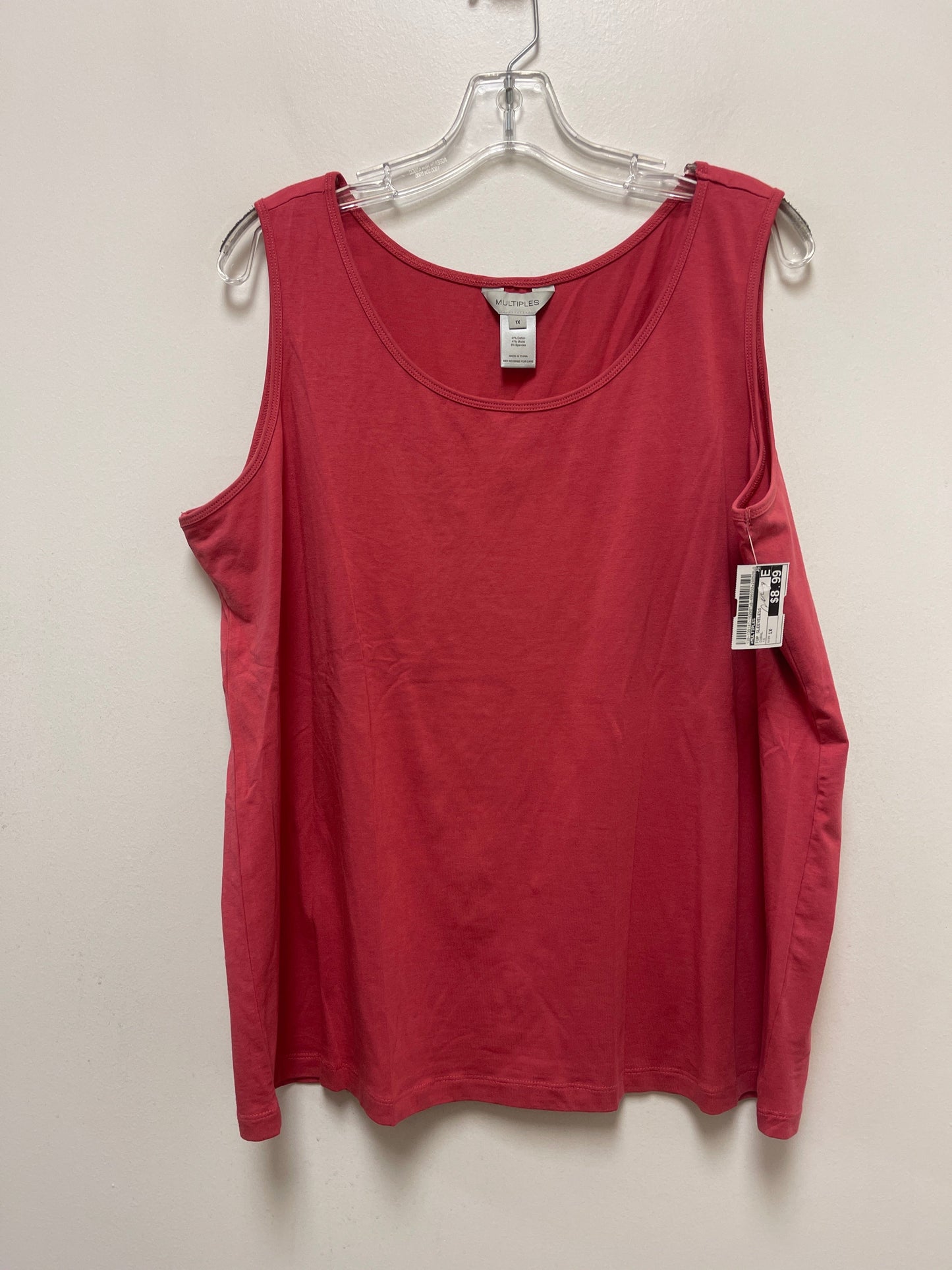 Top Sleeveless By Multiples  Size: 1x