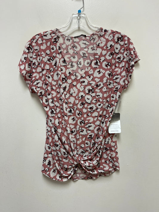 Pink Top Short Sleeve West Kei, Size Xs