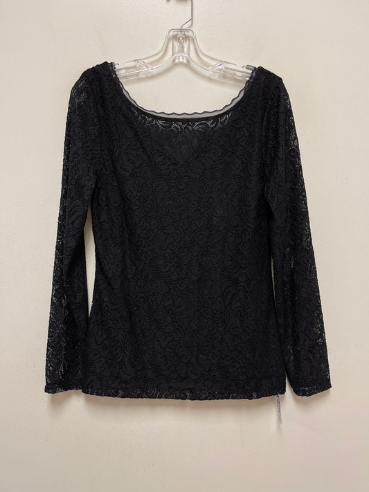 Black Top Long Sleeve White House Black Market, Size M