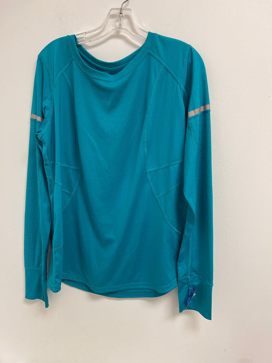 Blue Athletic Top Long Sleeve Crewneck Xersion, Size Xl