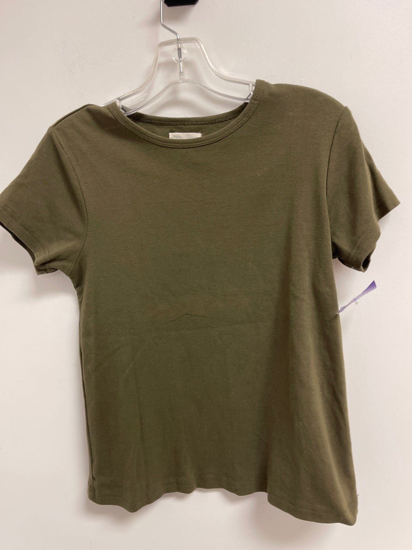 Green Top Short Sleeve Thread And Supply, Size M