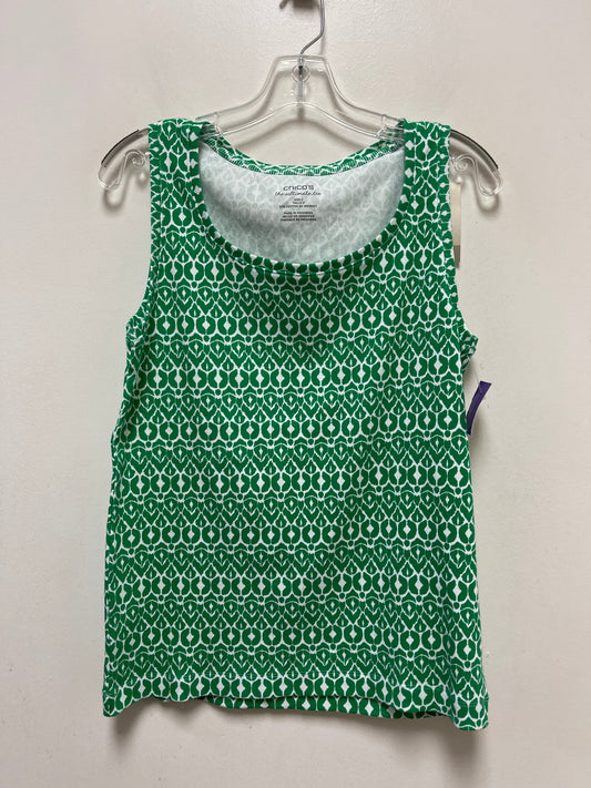 Green Tank Top Chicos, Size L