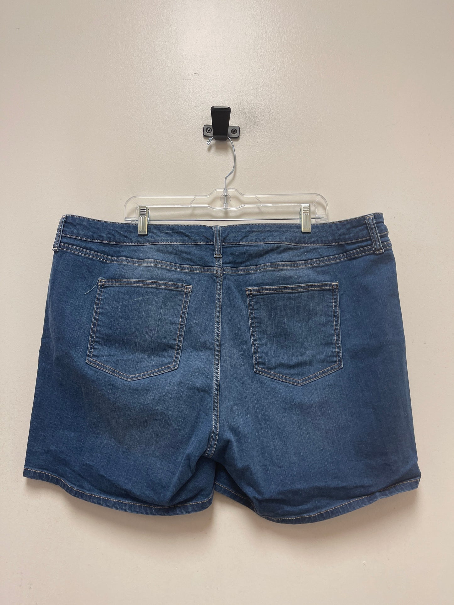 Blue Denim Shorts Ana, Size 22