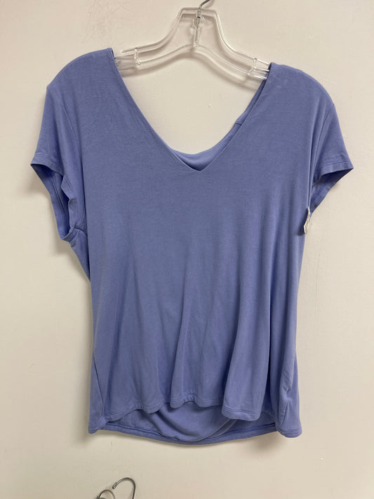 Purple Top Short Sleeve A New Day, Size L